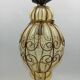 Vintage venetian pendant lamp in caged blown murano glass