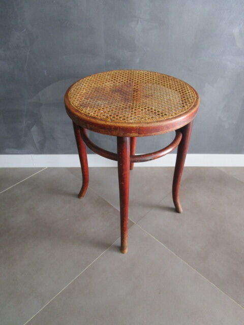 Antique canned tuna stool