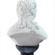 Marble bust of a woman, 20th century