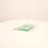 Solid crystal ashtray Fontana Arte Italy 1950s