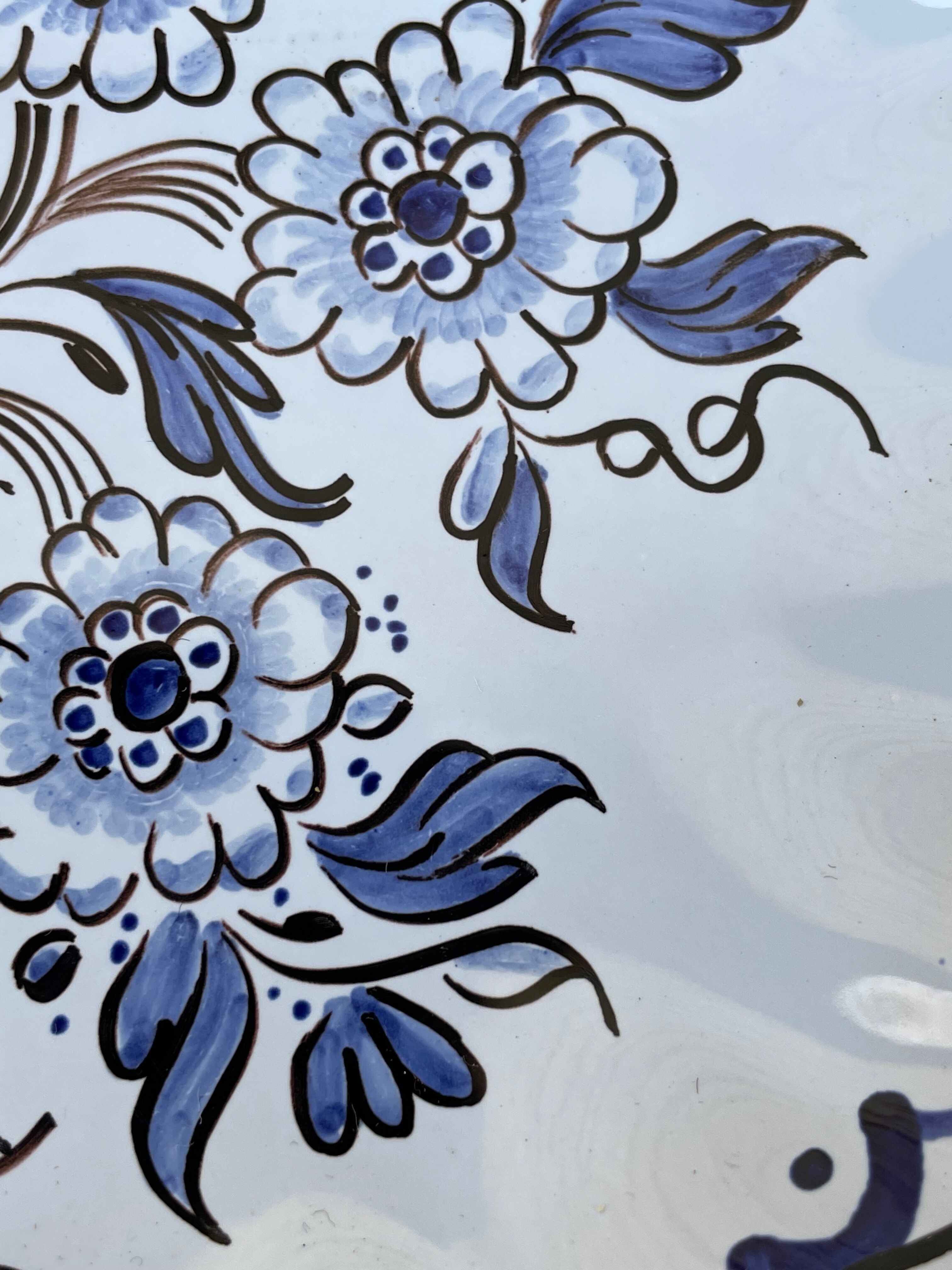 Nevers faience plate C. Bernard S. Lucet