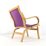 Fauteuils Vejle en tissu violet