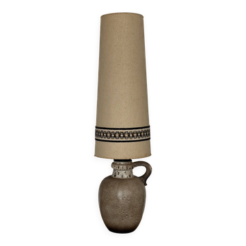 Very large glazed ceramic lamp W. Germany