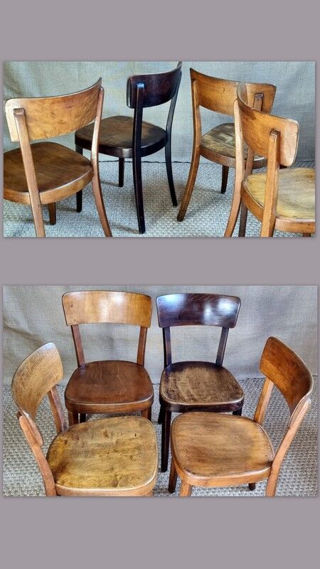 4 chairs Horgen Glarus 30s-50s