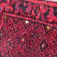 Vintage afghan ersari matte handmade carpet 24cm x 29cm 1970s
