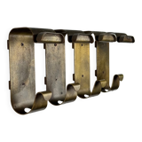Rare set of four wall-mounted coat hooks by Azucena, 1950s.
