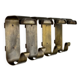 Rare set of four wall-mounted coat hooks by Azucena, 1950s.