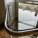 Smoked glass table