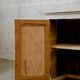 Furniture low white, top fir double door