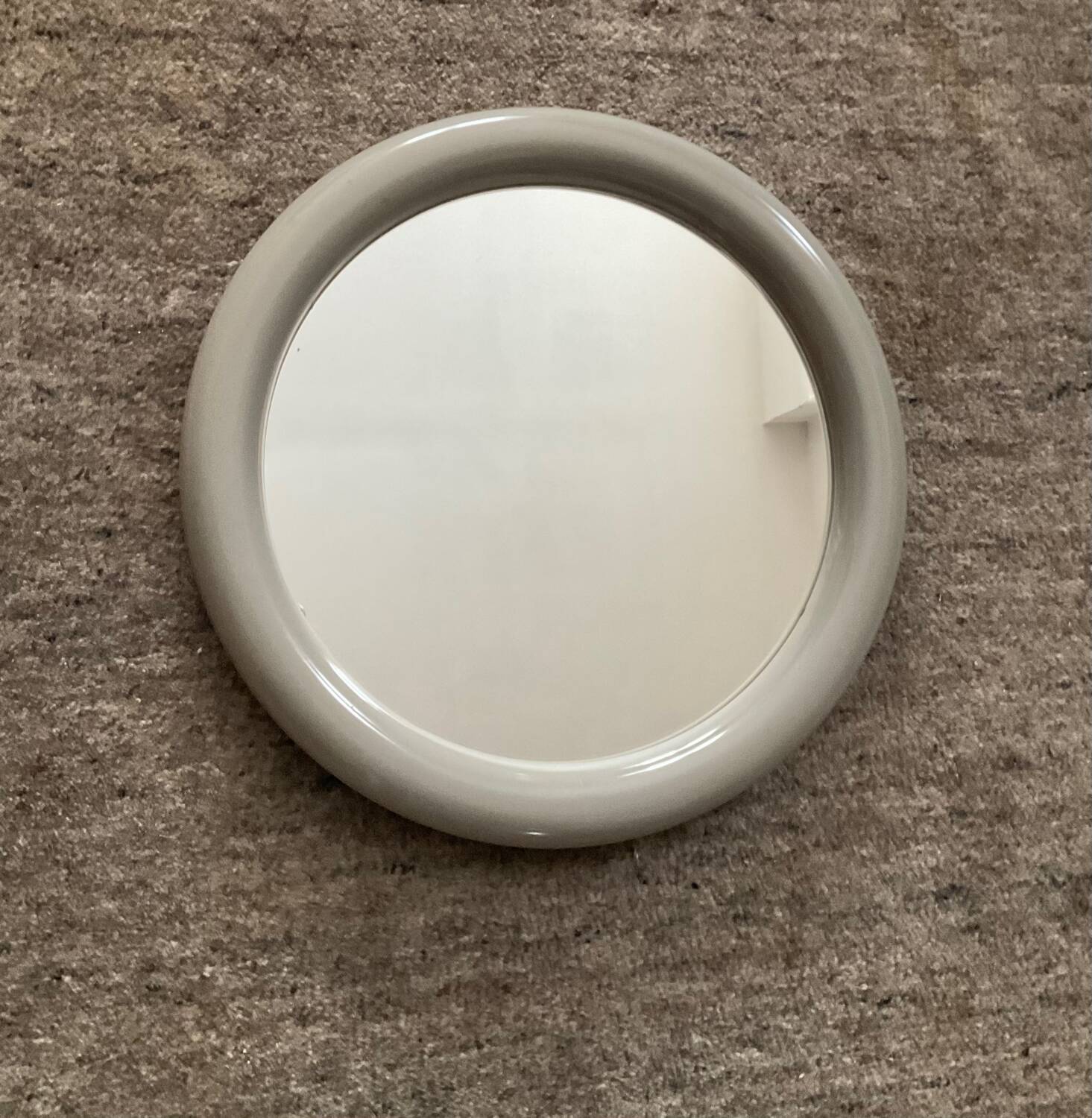 Vintage round mirror from the 70s