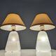 Pair of Italian glass lamps 1970s