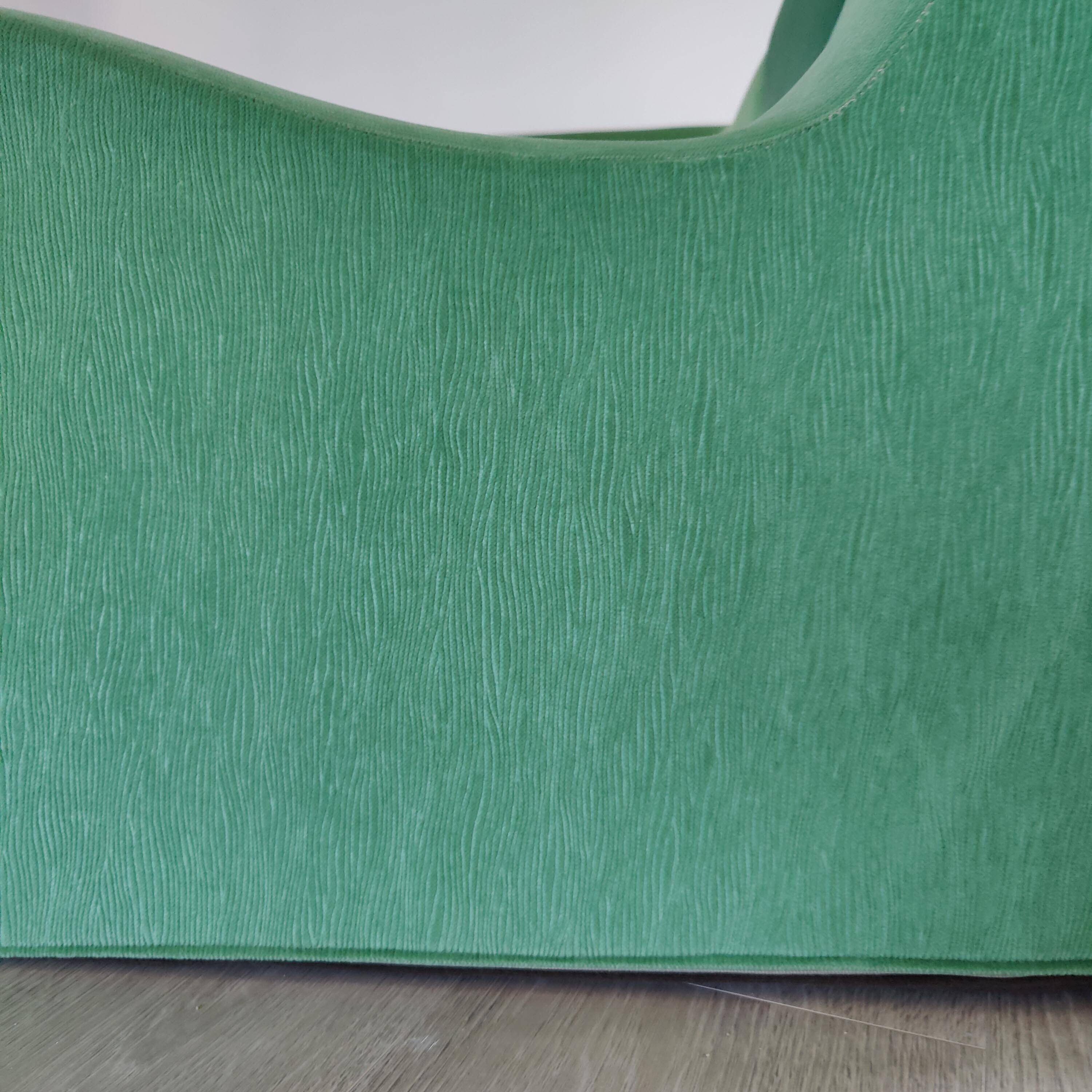 Modular green corner sofa 1970s