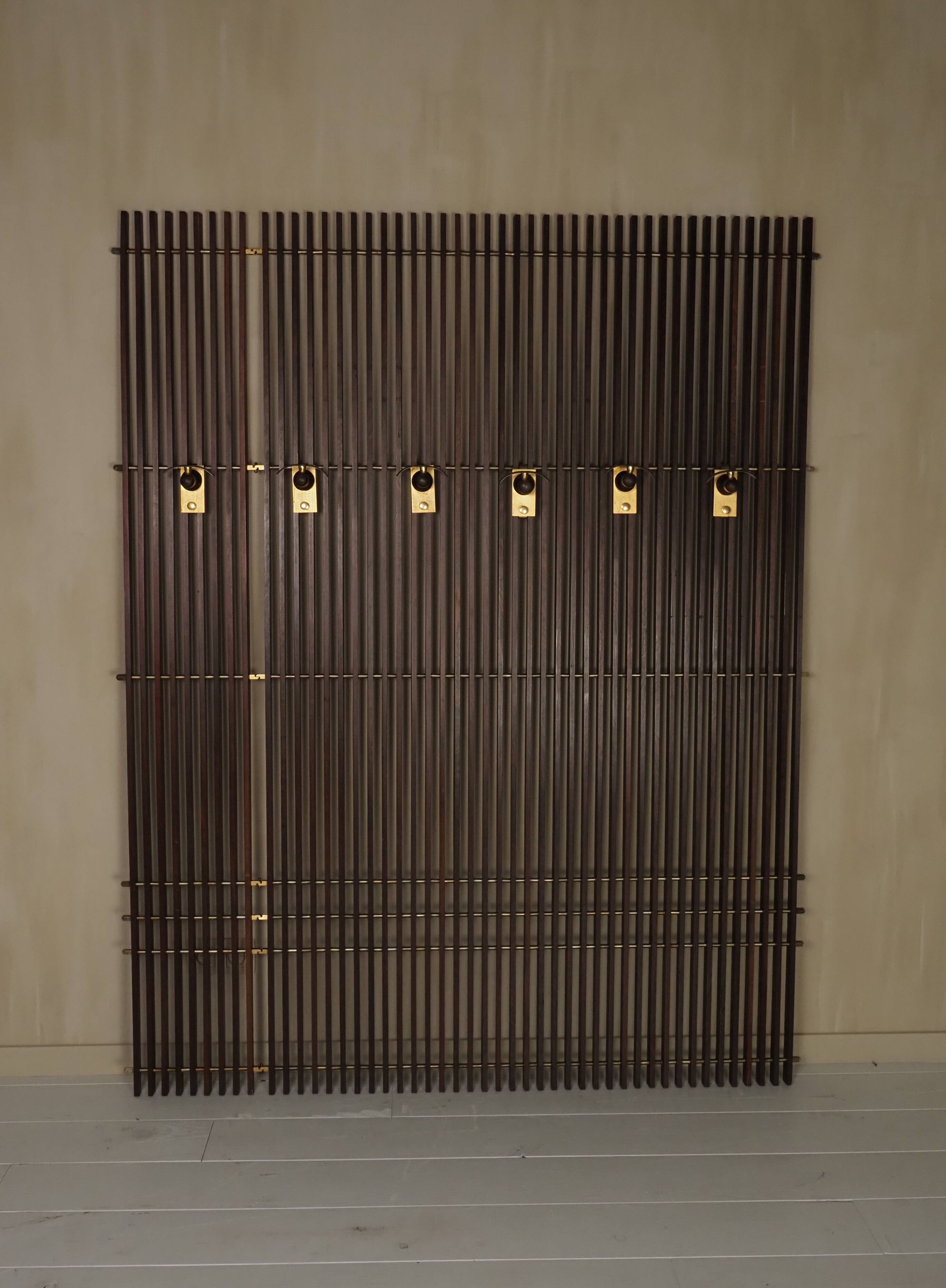 Porte-manteau modulaire italien des années 1950