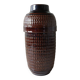 Large floor vase Jasba West Germany 42 cm – Fat Lava brown 1960s