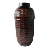 Large floor vase Jasba West Germany 42 cm – Fat Lava brown 1960s