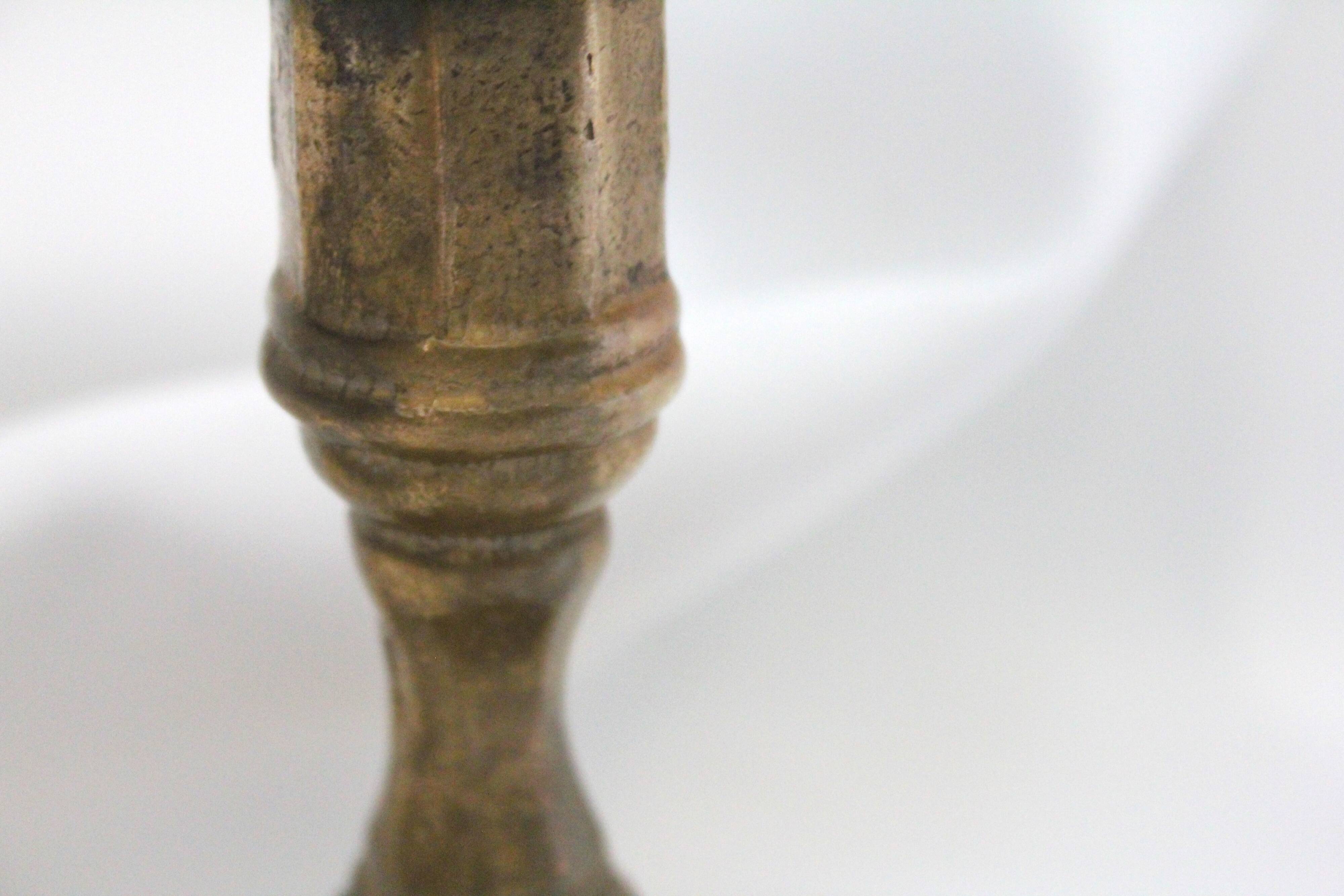 Brass candle holder