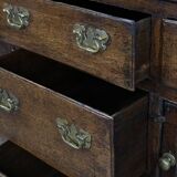 Large English antique oak kitchen cabinet / dresser from the 18th century