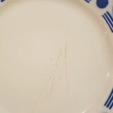 Set of 6 plates Badonviller model Azur