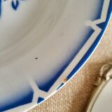 Set of two hollow plates Sarreguemines Canebiere vintage