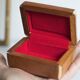 Old wooden box and mother-of-pearl