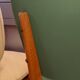 6 vintage chairs from the 50s/60s, wooden structure and skai covering.