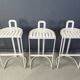 Vintage bar stools by Allmilmö, 1980s, Set of 3