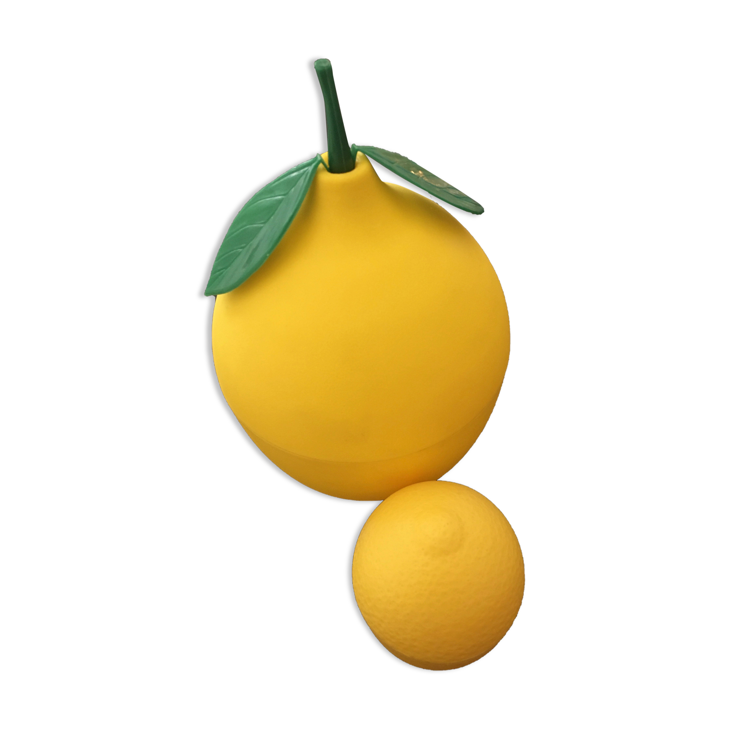 Vintage lemon ice cube tray