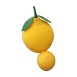 Vintage lemon ice cube tray