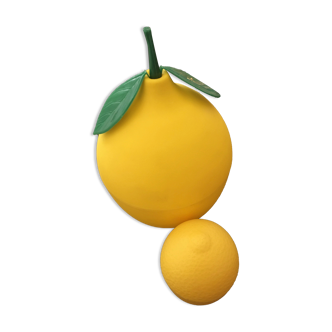 Vintage lemon ice cube tray