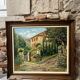 Oil on canvas wooden frame "In the Esterel"