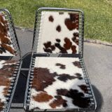 Cowhide chairs