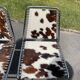 Cowhide chairs