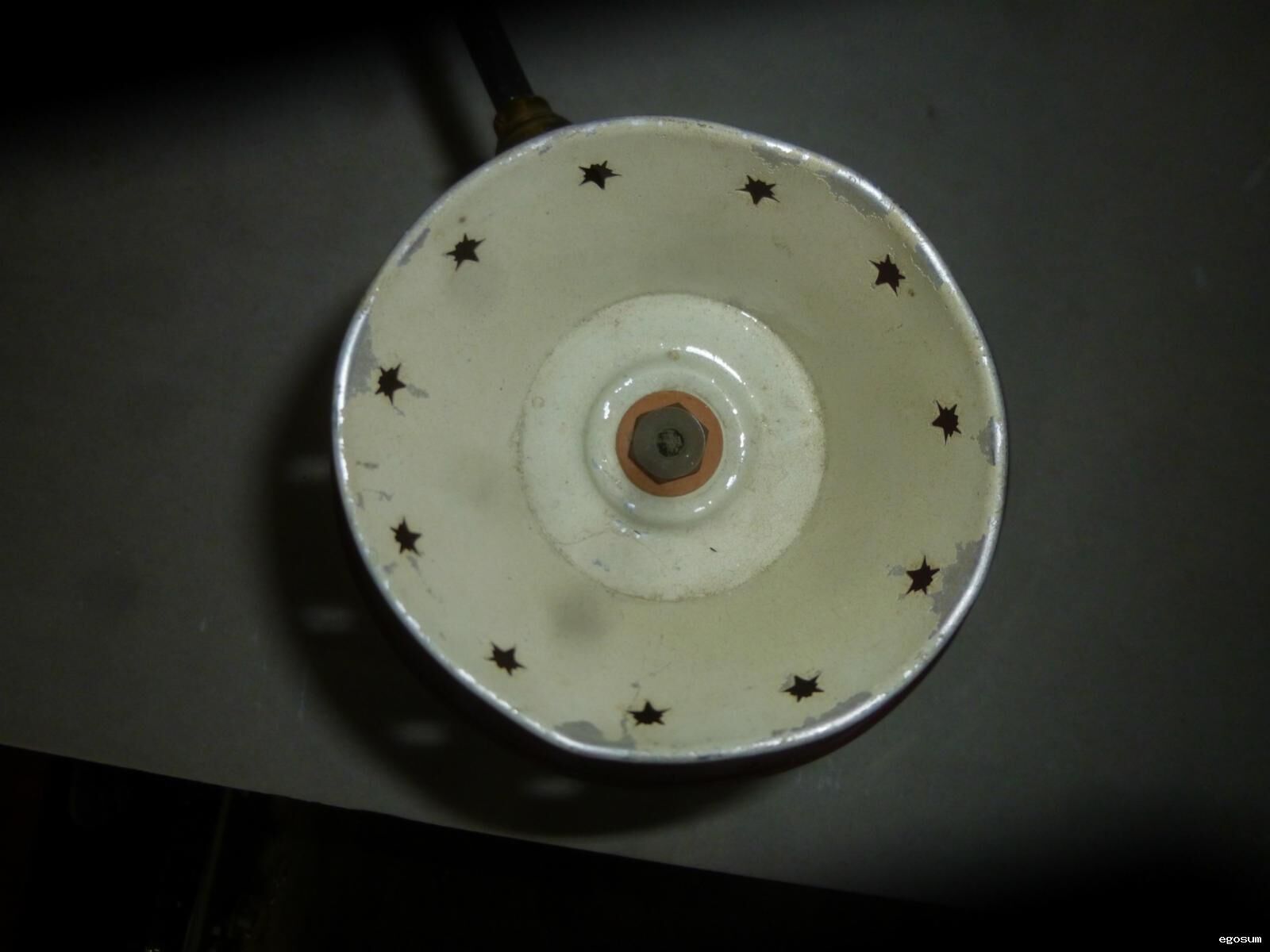 Lamp stem diabolo René Mathieu to Lunel 1950