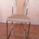 Chaises de salon vintage en laiton de belgo chrome, 1970s