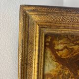 Florentine wooden triptych painting