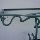Small wrought iron console