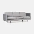 Alta sofa silver velour, Scandinavian design
