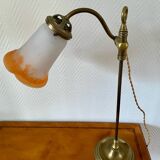 Art nouveau desk lamp by Noverdy