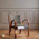 Fauteuil Bow Woods par Wilhem Von Bode pour Steiner