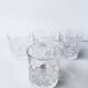 Ensemble de 4 verres à whisky cocktails Hollywood Regency