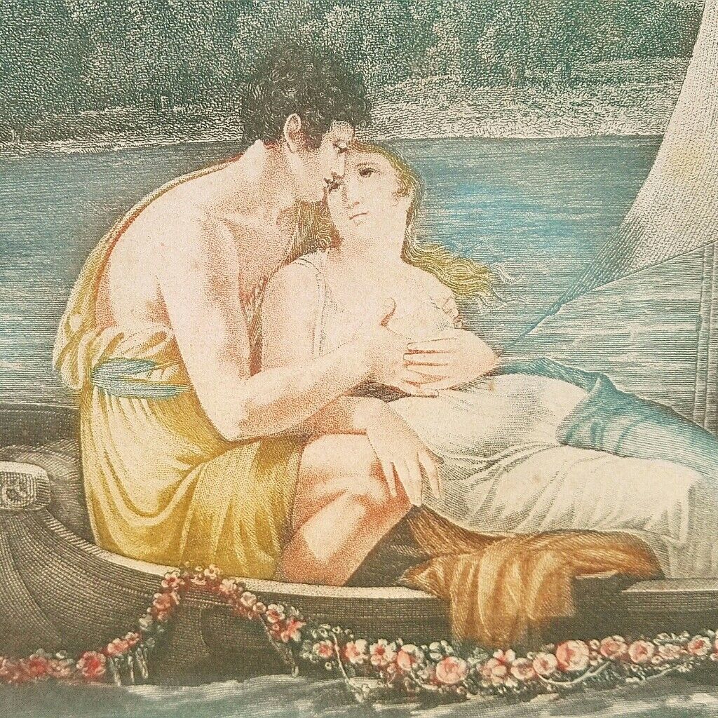 Engravings love and friendship signed Prud'hon