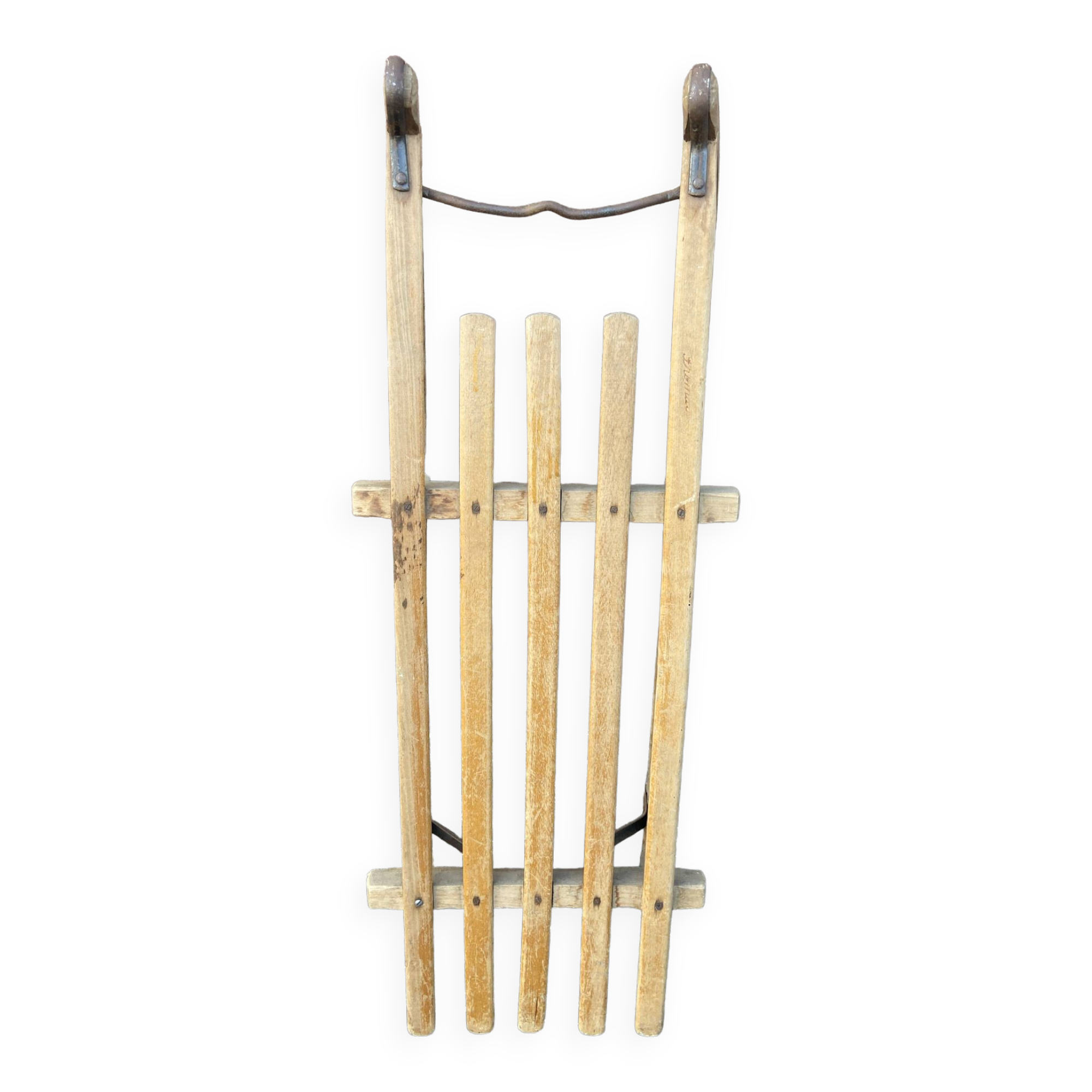 Luge grand traineau ancien alsace décoration noel