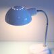 Lampe de bureau en métal blanc vintage années 70/80