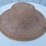Chapeau asiatique style colonial en paille