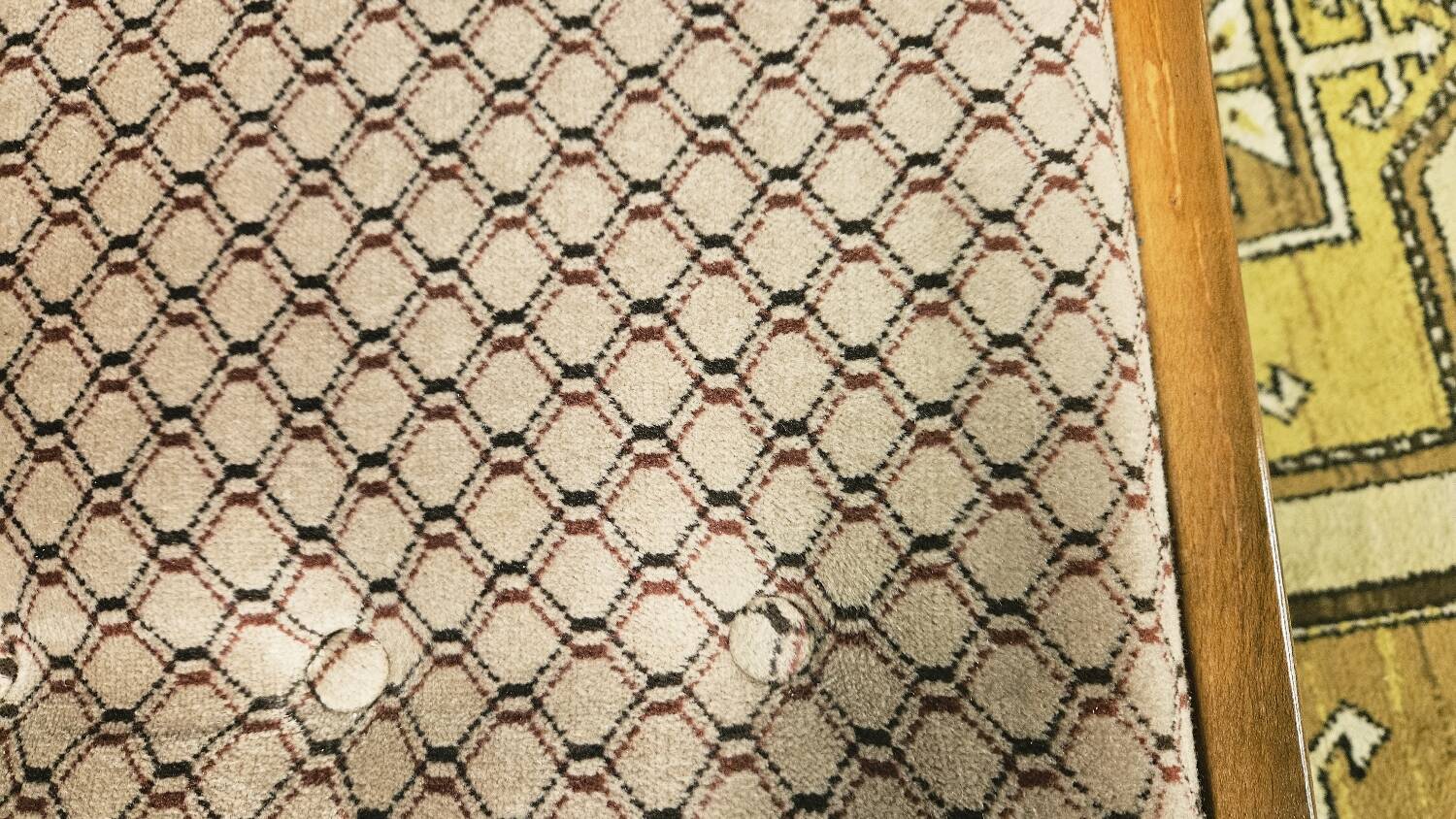 Scandinavian 2-seater bench 1970 vintage