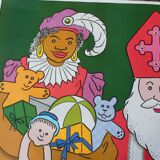 Old poster Saint Nicolas retro 62 x 79 cm