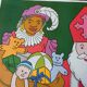 Old poster Saint Nicolas retro 62 x 79 cm