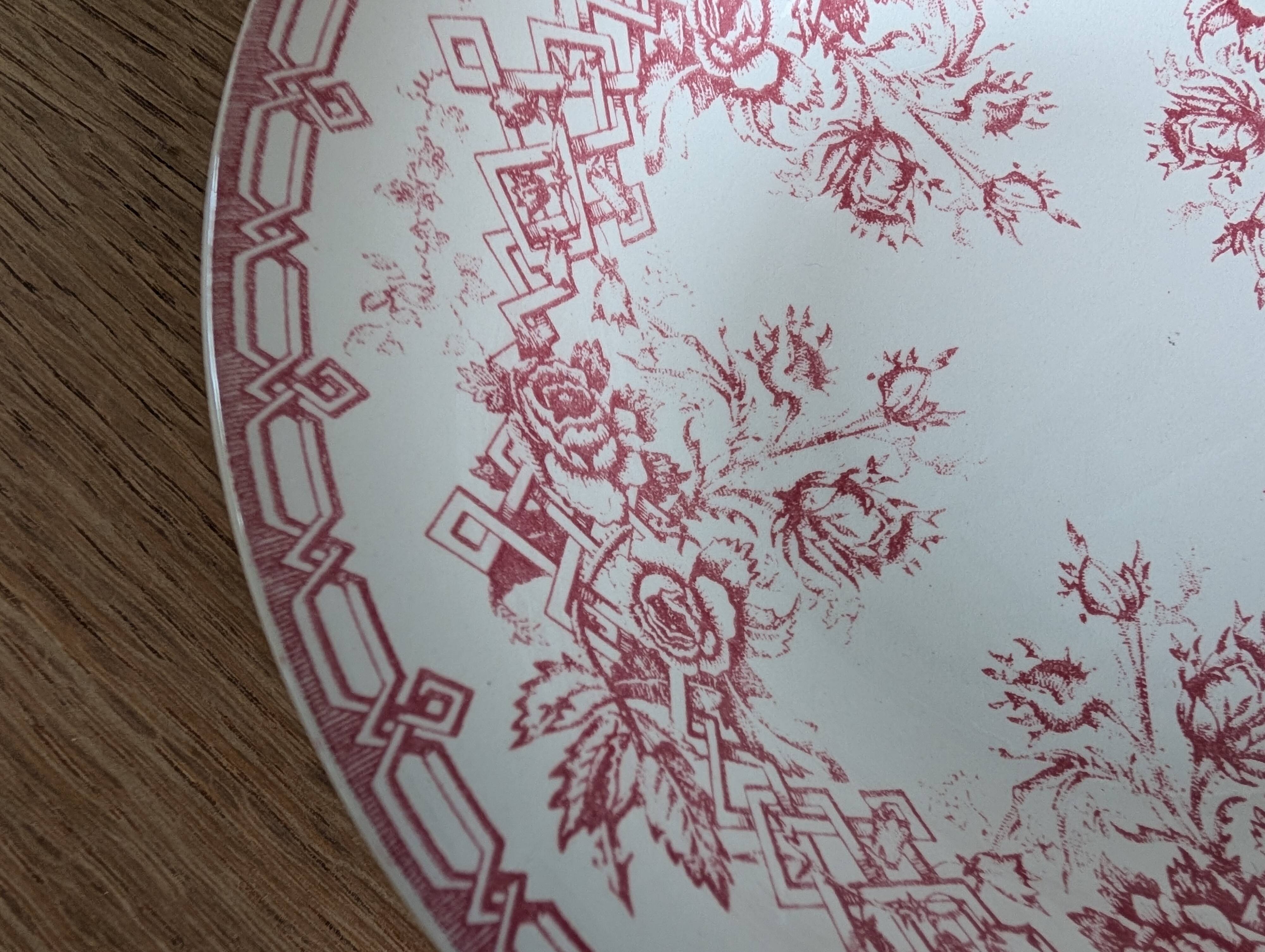 4 deep plates Sarreguemines