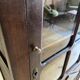 Parisian cupboard Bookcase Bonnetière glazed with small vintage tiles