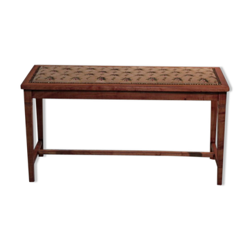 Banquette en merisier XXeme
